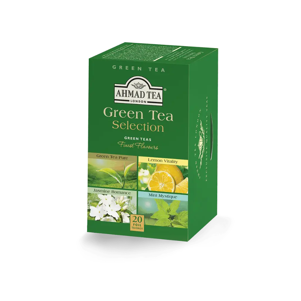 TEABAG AHMAD GREEN SELECTION (CAJA 20 UNIDADES)