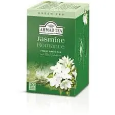 TEABAG AHMAD JASMINE GREEN TEA (CAJA 20 UNIDADES)