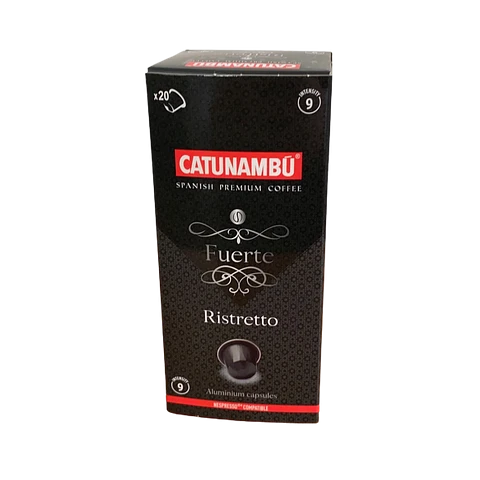 [CA30015] CAFÉ CATUNAMBU CAPSULAS NESSPRESO COMP. RISTRETTO X 20 UNID.