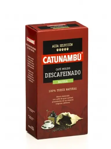 [CA30006] CAFÉ CATUNAMBU MOLIDO DESCAFEINADO 250 GR.
