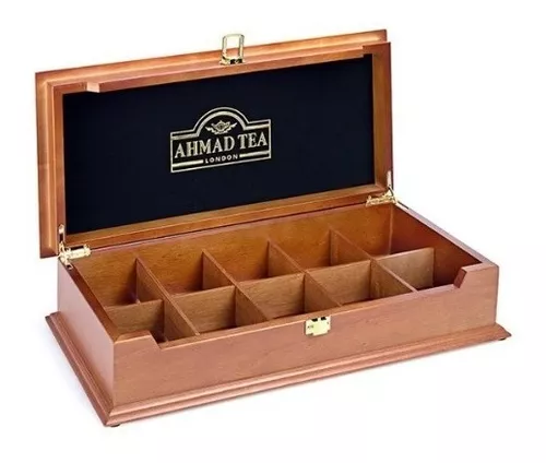 [SV50016] CAJA AHMAD DE MADERA 10 DIVISIONES