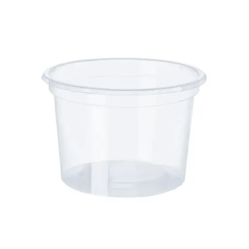 [FP70003] POTE REDONDO CON TAPA SIN BISAGRA 200 ML.