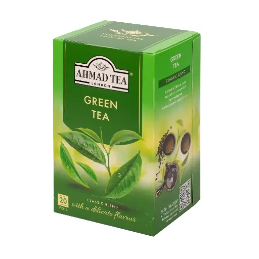 [SV20040] TEABAG AHMAD GREEN TEA (CAJA 20 UNIDADES)